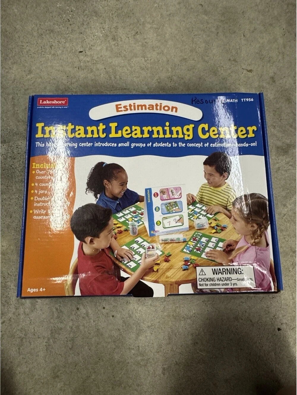 Lakeshore Instant Learning Center Estimation Game Set for 4 kids - Ages 4 and Up